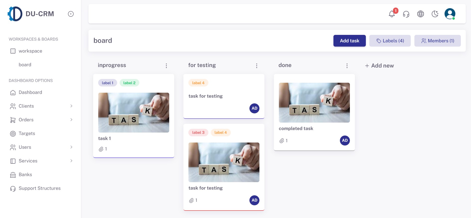 Orga DU CRM